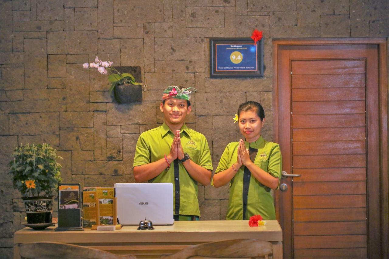 Three Gold Luxury Private Villas Ubud Exteriér fotografie